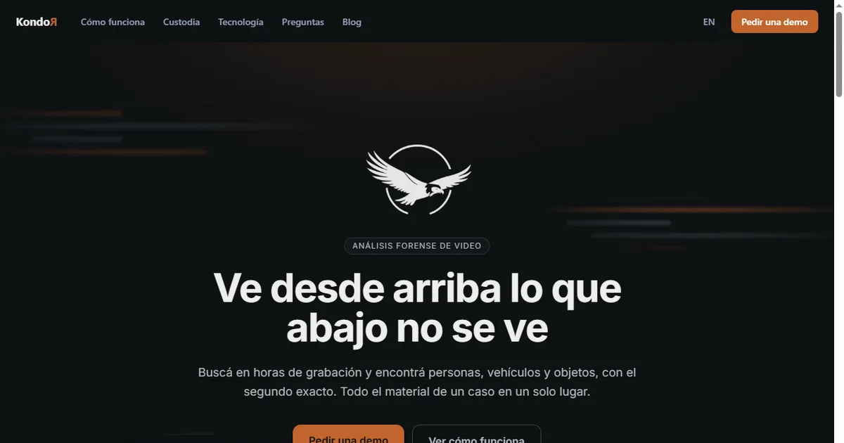 Kondor — Video forensics